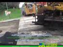 Naprawa asfaltu – 3 z 4 budowy Evans Shoreview Asfaltowa nawierzchnia Nowa droga