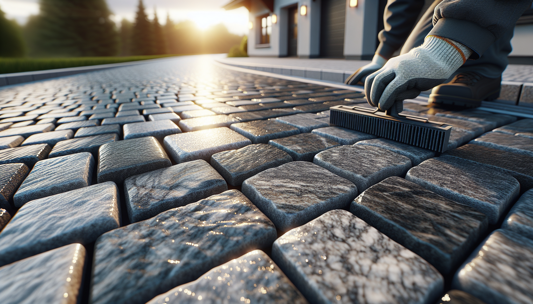 Fuga do kostki granitowej FLOWBRUK — profesjonalne rozwiązanie gotowej zaprawy do fugowania kamienia naturalnego Fuga do kostki granitowej FLOWBRUK — profesjonalne rozwiązanie gotowej zaprawy do fugowania kamienia naturalnego