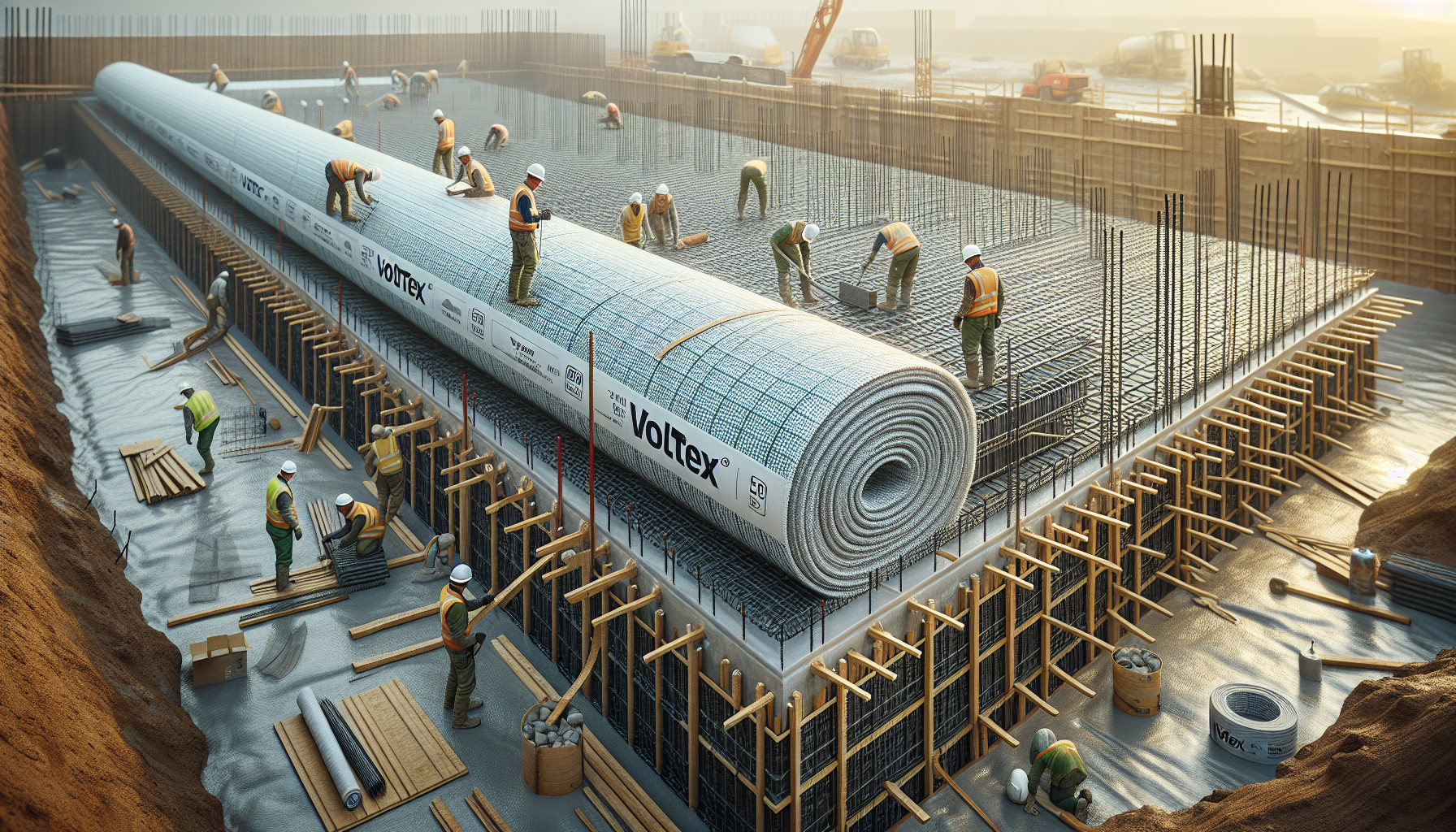 Mata bentonitowa VOLTEX — skuteczna hydroizolacja płyty dennej i wersja Voltex DS z folią