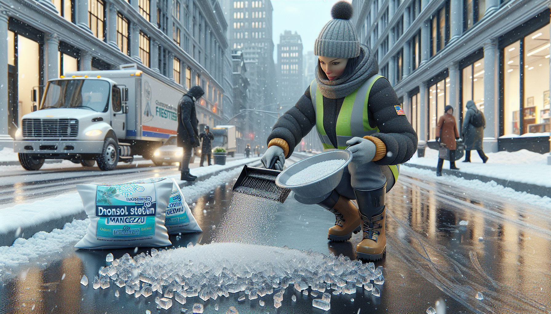 Skuteczne i bezpieczne usuwanie śniegu i lodu z chodników: Donsol, Donsol Tectum i chlorek magnezu